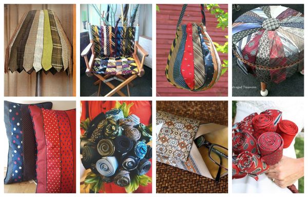 15 perfekte Ideen aus alten Krawatten