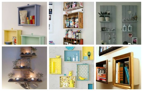 10 einfache upcykling DIY-Wandregale Ideen :)