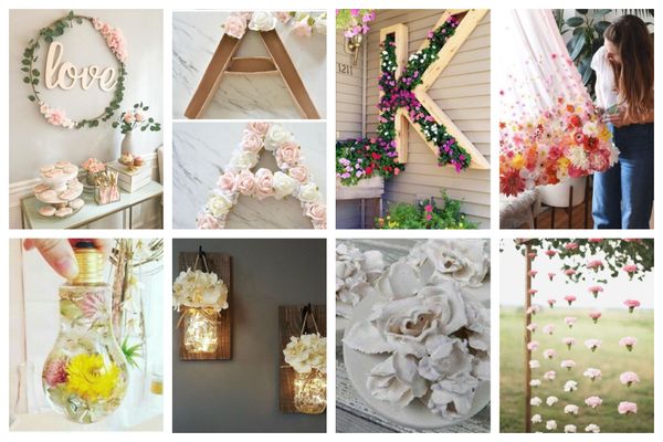 12 wunderschöne sommerliche DIY Blumendekorationen :)