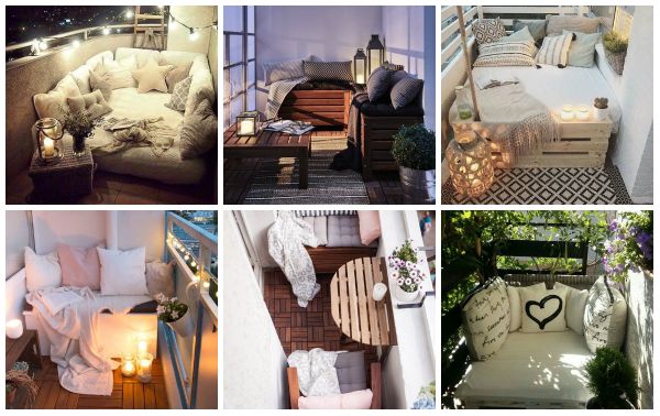 Mini-Balkon platzsparend und gemütlich einrichten