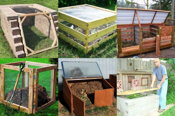 DIY Komposttonnen aus gewöhnlichen Gegenständen