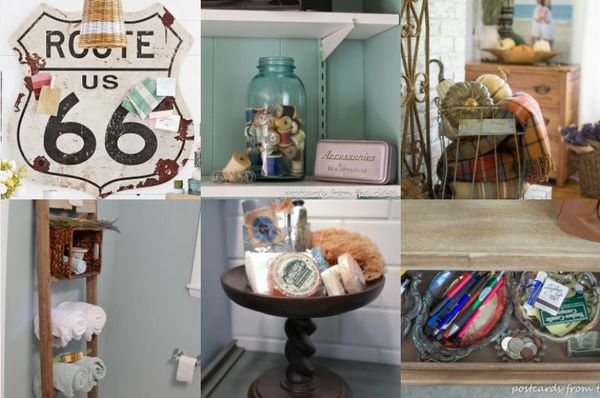 Alte Gegenstände als coole Organisationshelfer verwenden