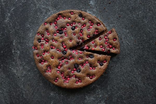 Rezept: Mohnauflauf mit Johannisbeeren