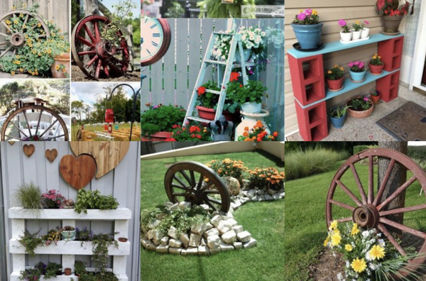 Aus Flohmarkt-Schnäppchen wird ein Traumgarten :)