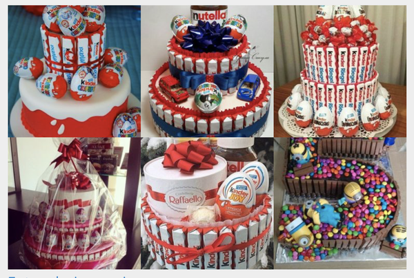 Ausgefallene Torten aus Kinderschokolade für eure Kleinsten :)