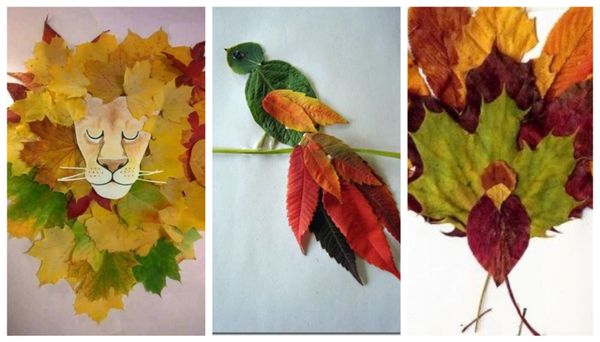 10 super kreative Blätter-Tiere! :)