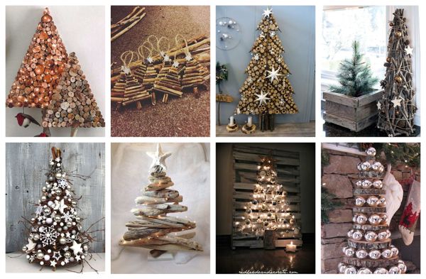 Zeitlos schön: Natürliche winterliche Dekorationen aus Holz :)