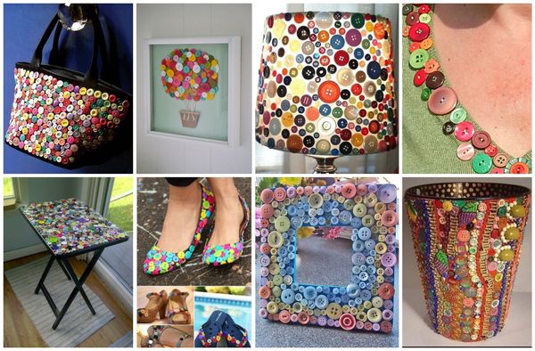 10+ kreative DIY Ideen mit Knöpfen :)