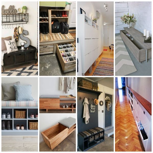 Lagerung im Flur: 12 clevere und praktische Ideen :)