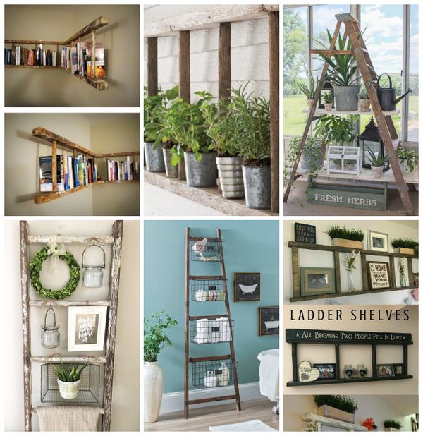 Coole DIY Ideen mit alten Leitern :)