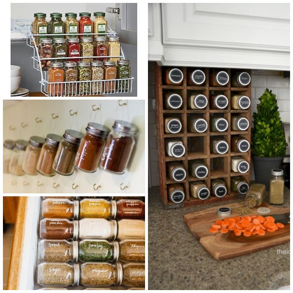 Nützliche kreative Gewürzaufbewahrung-Ideen