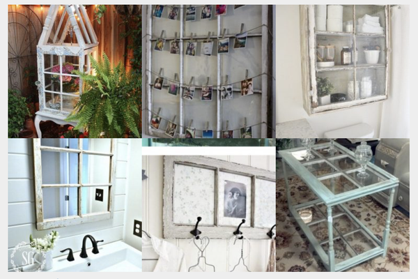 Mega schöne Dekoideen mit alten Fenstern ;)