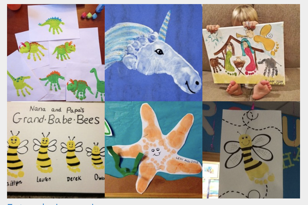 Kreatives Basteln für Kleinkinder: Ideen mit Hand- und Fußabdrücken :)