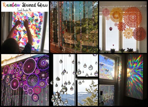 Verschiedene Fensterdeko-Inspirationen