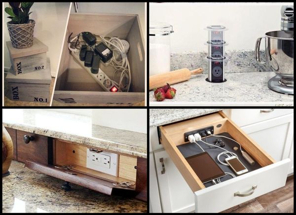 Steckdosen verstecken – geniale elegante Ideen