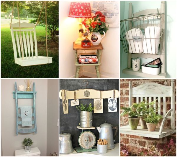 10 Kreative Upcycling Ideen aus alten Stühlen