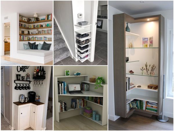 Ecke sinnvoll nutzen – geniale Wohnideen