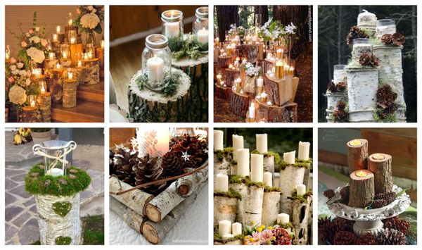 Winterliche Kerzen-Deko für eine gemütliche Atmosphäre :)