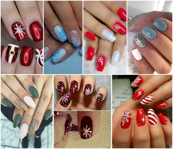 Tolle kreative Nageldesign-Ideen für Weihnachten/Winter :)