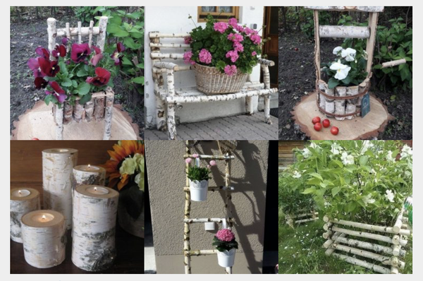 Mit Birkenholz dekorieren – wunderschöne einfache Ideen :)