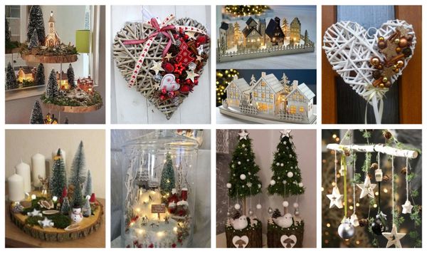 Wunderschöne Weihnachtsdekorationen für jeden Haushalt :)