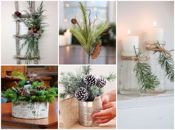 Coole Winter Dekoideen mit Zweigen selber machen