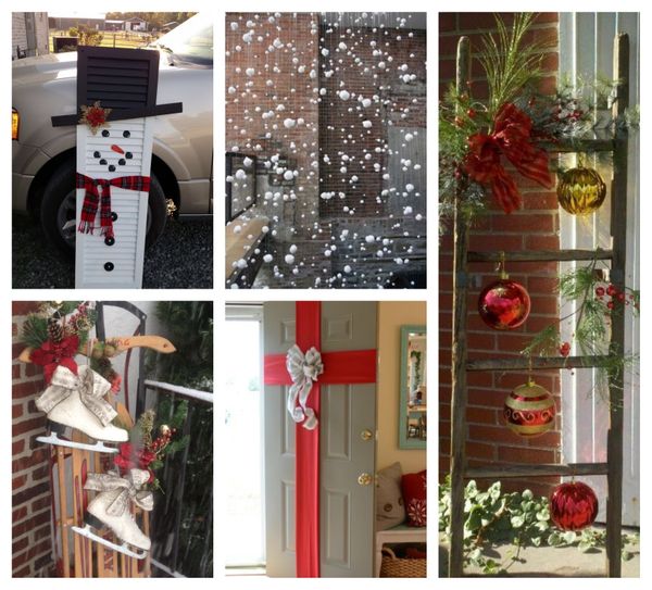 Einfache günstige Diy Weihnachtsdeko-Ideen für draußen :)