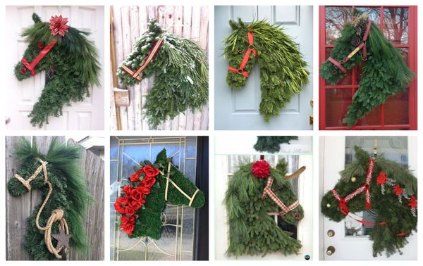 Die schönsten grünen Türkränze für den Winter :)