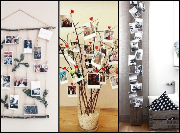Stilvolle selbstegemachte Foto-Dekoideen