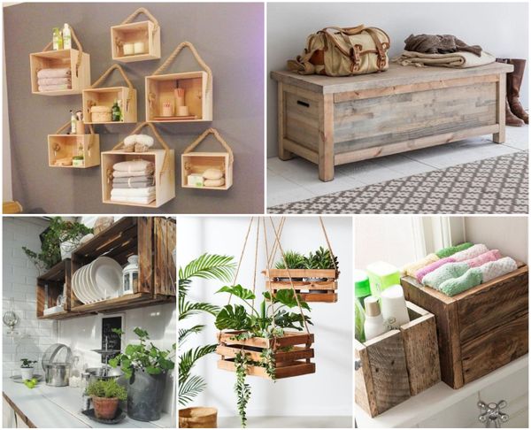 Bastelideen mit Holzkisten: 11 kreative Ideen