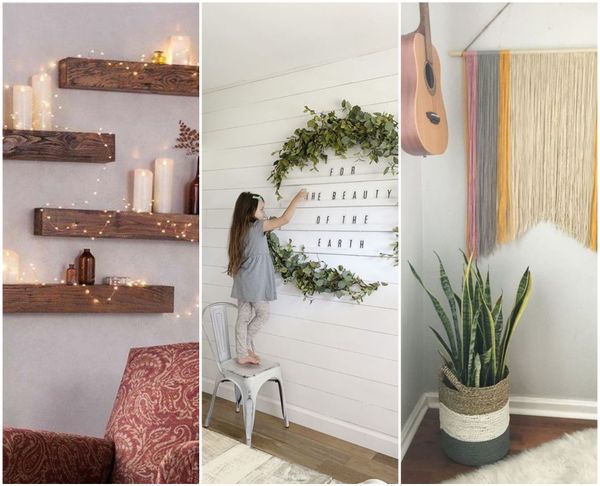 10+ Stilvolle Wanddeko-Ideen zum Selbermachen