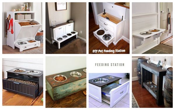 DIY Hund-Futterstation für Zuhause :)