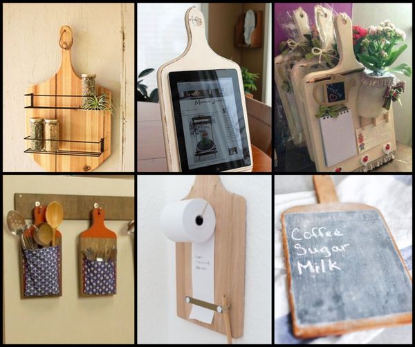 Upcycling: 10 kreative Ideen mit alten Schneidebrettern