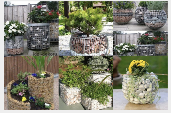 Mega schöne Gartengestaltung mit Gabionen :)