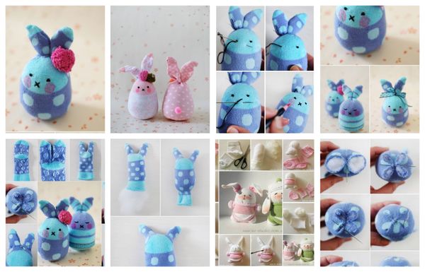 DIY Osterhasen aus Socken basteln :)