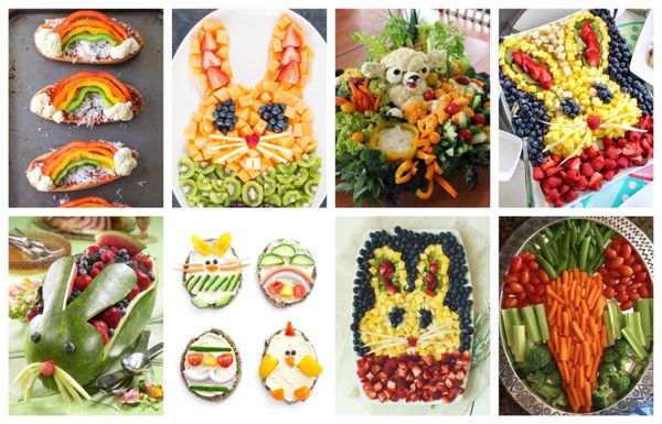 Lustige Snacks mit Ostermotiven für eure Kinder :)