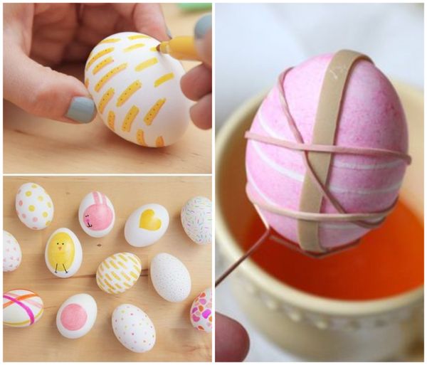 Last-Minute Ostereier bemalen – kreative einfache Ideen