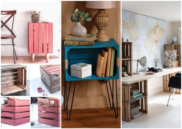 Wohnideen: kreative Diy Ideen mit Holzkisten