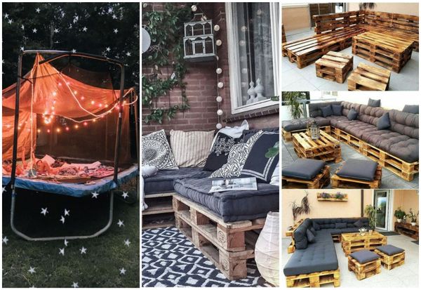 Gemütliche Garten-Lounge-Ideen