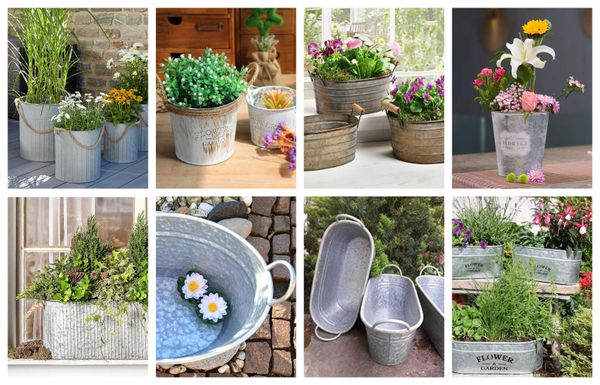 Mit Zinkgegenständen dekorieren und gestalten – tolle Ideen :)