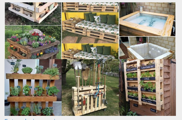 Garten mit Paletten gestalten – Ideen für wenig Geld :)