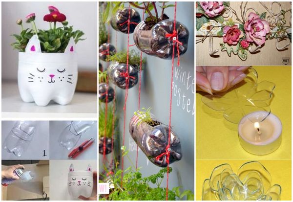 10 Verschiedene Recycling-Ideen mit PET-Flaschen!