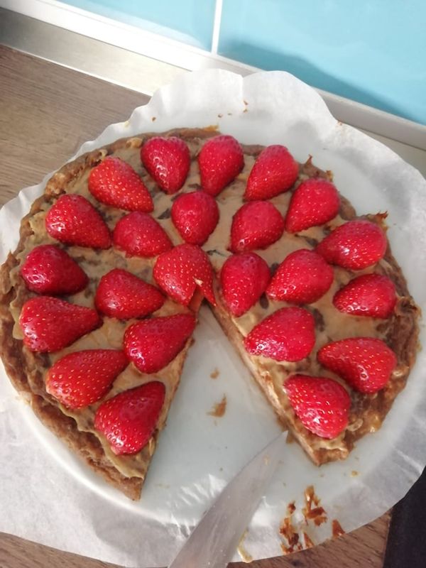 Leckeres Veganes Rezept: Erdnussbutter Kuchen