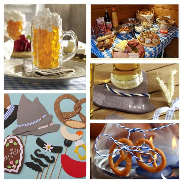 Coole Oktoberfest Deko und Essensideen