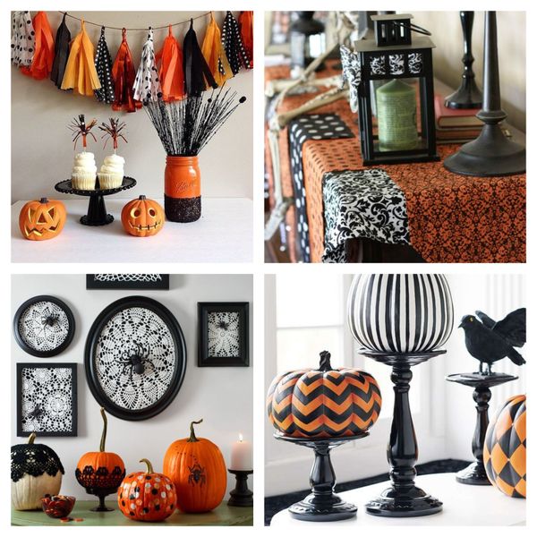 Stillvolle und farbenfreudige Halloween Dekorationen