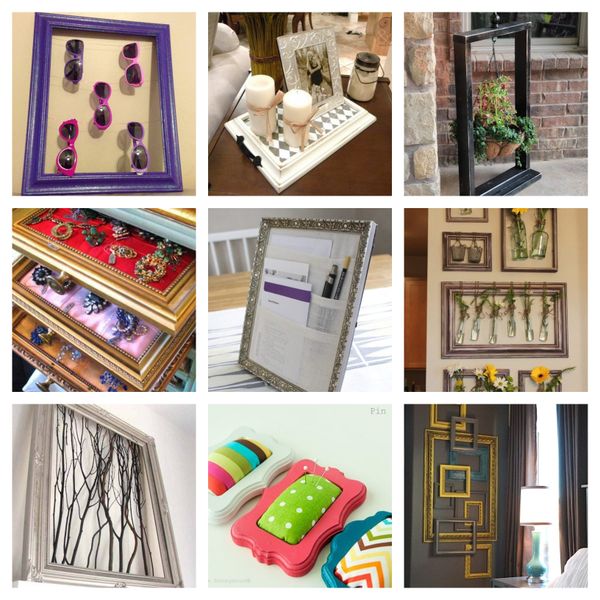 Upcycling – 35 kreative Ideen für alte Bilderrahmen