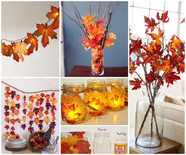 11 TOLLE Herbstliche Diy Dekoideen mit Blättern :)