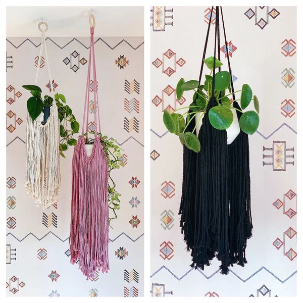 DIY Pflanzenhänger aus Makramee