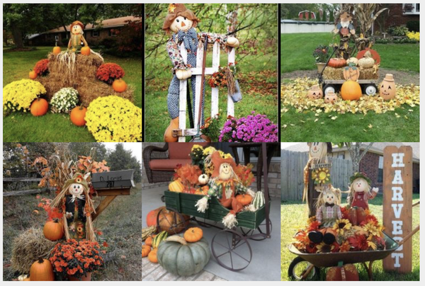 Nette Figuren mit herbstlichen Motiven für euren Balkon oder Garten :)