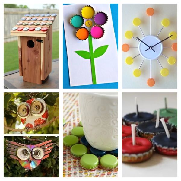 Upcycling – Tolle umweltfreundliche bastelideen aus Flaschendeckel